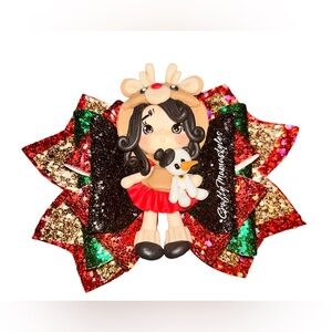 Christmas hairbow 🎄